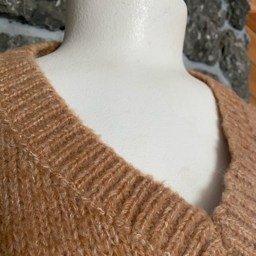 Tan Boxy Sweater - Picture 4 of 4